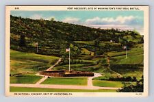 Fort Necessity PA-Pennsylvania, Site Washington's First Battle, Vintage Postcard picture