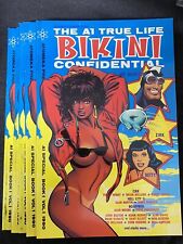A1 True Life Bikini Confidential #1 (Atomeka 1990) Early Adam Hughes Cover - NOS picture