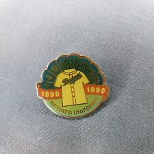 LA Dodgers Retired Uniforms 1890-1990 Vest Lapel Jacket Hat Pin picture