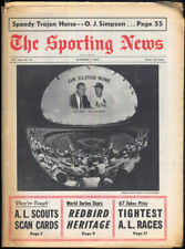 SPORTING NEWS 10/7 1967 World Series; O J Simpson; Briles; 1908 AL Race &c picture