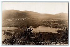 c1910's Bird's Eye View Of Pottersville New York NY RPPC Photo Antique Postcard picture