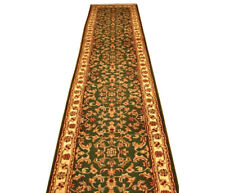20 foot Green Kitchen Carpet Runner Agra All-Over Original Design 30 x 240 in picture