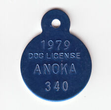 1979 ANOKA (MINNESOTA) DOG LICENSE TAG #340 picture