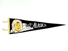 Vintage 1952 Alaska Pennant Black/White Souvenir Collectible picture