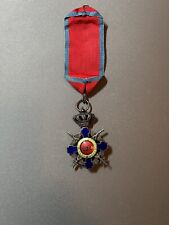 Romania Order Of The Star With Swords- Military Division - WWII picture