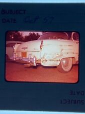 1957 35mm Slide of 1954 Dodge Royal? Classic Car Accident Damage License Plate picture