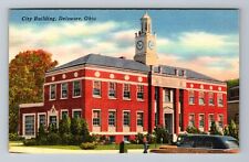 Delaware OH-Ohio, City Building, Antique Vintage Souvenir Postcard picture