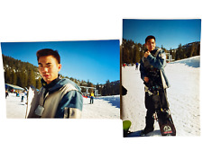 Vintage 1990s Cool Snowboarder (Lot of 2) Original Photos (Fujicolor) picture