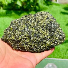 995g Rare Natural Green Olivine Peridot Crystal Gemstone Basalt Rough Specimen picture