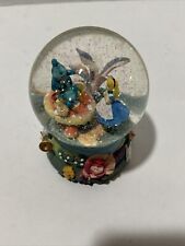 Alice in Wonderland Snow Globe Alice & Caterpillar Music Box Nocturne Enesco picture