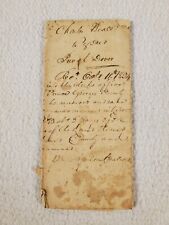 Antique 1824 Land Deed Prince George's County MD ~ Punch Dover & Charles Beale picture