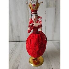 Pier 1 imports Valentine's Queen King dancing couple glitter retired decor picture