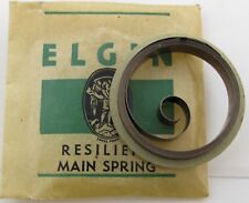 Elgin 22s Mainspring T end x1 piece brown alloy aircraft clock 508 493 490 553 picture
