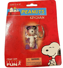 SEALED Peanuts SNOOPY keychain NEW ON CARD by Basic Fun Collector's Item picture