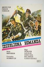 LOST COMMAND Original exYU movie poster 1966 ANTHONY QUINN, ALAIN DELON, ROBSON picture