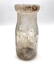 Vintage Wawa Dairy Half Pint Milk Bottle Rare Small Wawa Diary Clear Bottle R picture