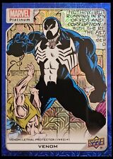 2023 Upper Deck Marvel Platinum #124 Venom Blue Traxx /499 picture