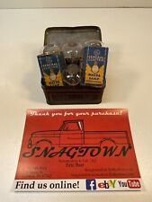 Vintage GE Mazda Advertising Auto Lamps Tin Box w/ 4 Bulbs Tested And Working picture