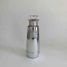 Vintage Calvert Whiskey Glass Silver Exterior Bottle Decanter – 20th Century picture