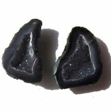 Tabasco Mexican Geode Polished Halves for Earrings Jewelry and Display  TEX1545 picture