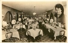 MRS CROSBY’S CAFE Villa ACUNA, COAH,  Antique Undivided Back POSTCARD  picture
