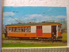 Postcard Connecticut Electric Railway Trolley Museum Springfield Vermont USA picture