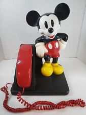 Vintage 1990's Mickey Mouse Corded Land Line Touch Tone Telephone AT&T Disney picture