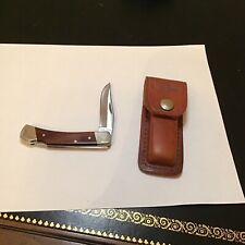 Schrade Uncle Henry LB5 USA Lock Back Pocket Knife W/ Pouch picture