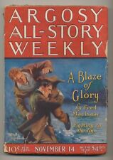 Argosy All Story Weekly November 14, 1925 Vintage Pulp Magazine Very Good  picture