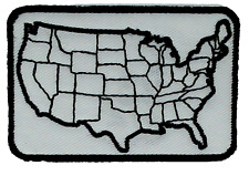USA UNITED STATES FILL IN THE STATE MAP PATCH picture