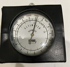 Vintage Edge Mark Pocket Altimeter / Barometer made in Japan with leather case picture
