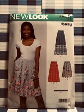 Simplicity Pattern #R10077 Misses Pleated Skirt Pull On Elastic Waist Size 8-20 picture