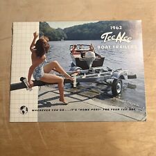 1962 Tee Nee Boat Trailer Brochure Vintage Advertising Boating Mid Century picture