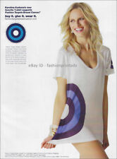 FASHION TARGETS BREAST CANCER 1-Page Magazine PRINT AD 2012 KAROLINA KURKOVA picture