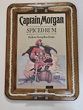 Vintage CAPTAIN MORGAN Spiced RUM Tray Mirror 15.5