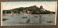 Large Chinese Woven Pictorial Scene Textile Tapestry picture