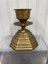Vintage Rosenthal Brass Candlestick Candle Holder  India MCM picture