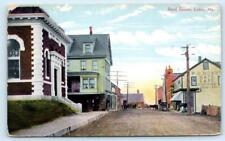 LUBEC, Maine ME ~ Street Scene BANK SQUARE c1910s Washington County Postcard picture