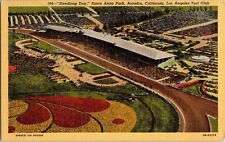 Handicap Day Santa Anita Park Arcadia California Los Angeles Turf Club Postcard picture