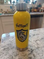 HARRY POTTER Hufflepuff William Sonoma Aluminum Water Bottle Thermos Yellow picture