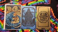 Godzilla King of Monsters Art Prints Set Loot Crate 65 Year Anniversary NM/M  picture
