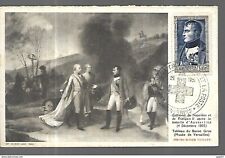 Card Maximum Napoleon 1st Interview with French II Cross - Red 29 06 1951 picture