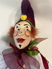 Vintage Porcelain Jester/Clown Porcelain Hands Face And Feet  15” picture