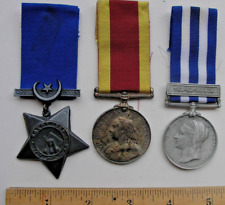 3 VICTORIAN ERA REPRO MEDAL EYPTIAN KHEDIVE'S STAR  BOXER REBELLIAN BRITISH ARMY picture