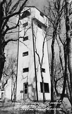 VINTAGE SISSETON SD TALLEST CABIN IN WORLD IVORY TOWER RPPC POSTCARD 021824 T picture