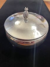 Cartier Sterling Silver Velvet Lined  Trinket Jewelry Box picture