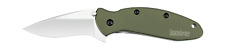 Kershaw Knives Scallion Liner Lock Olive Green Anodized Aluminum 420HC 1620OL picture