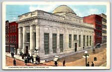 Lynchburg Virginia~First National Bank~Dome On Roof~4 Columns~Busy Corner~1917 picture