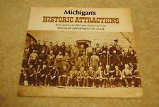 Vintage 1977 Michigan’s Historic Attractions Brochure Michigan History Division picture