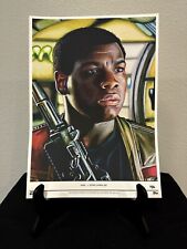 Star Wars Topps Living Set Finn 10x14 Fine Art Print 79/86 SOLD OUT picture